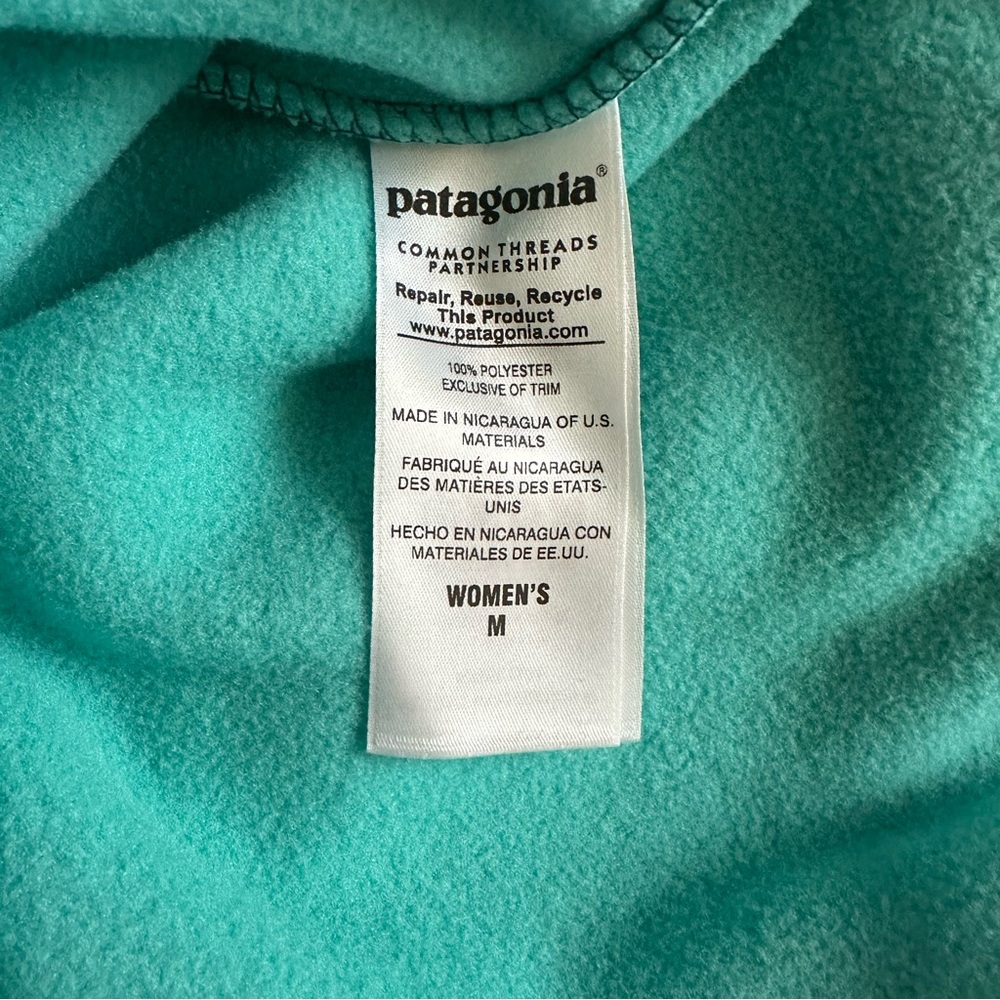 Patagonia Synchilla Snap-T Fleece Pullover Womens Medium Like New - Picture 9 of 9